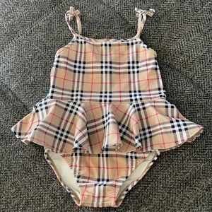 Burberry toddler girl bathing suit swim bikini